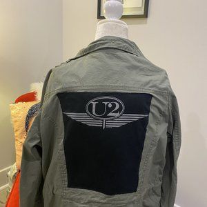 Talbots Woven Cotton Beige & White Floral Dress Sz 14 Sleeveless Round Neck